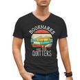 Bookmarks Are For Quitters Book Lovers Book Nerd Men's V-Neck T-Shirt