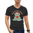 Bookmarks Are For Quitters Frog Reading Book Graphic Men's V-Neck T-Shirt Bookmarks Are For Quitters Frog Reading Book Graphic Men's V-Neck T-Shirt