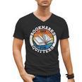 Bookmarks Are For Quitters Reader Read Book Reading Men's V-Neck T-Shirt