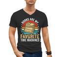 Books Are My Favorite Time Machines Men's V-Neck T-Shirt