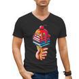 Books Reading Ice Cream Men's V-Neck T-Shirt