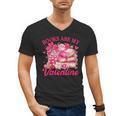 Books Are My Valentine Book Lover Heart Matching Party Men's V-Neck T-Shirt