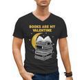 Books Are My Valentine Cute Book Lover Valentine's Day Men's V-Neck T-Shirt Books Are My Valentine Cute Book Lover Valentine's Day Men's V-Neck T-Shirt