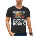 Bookworm Art For Men Women Book Reading Lover Bookish Men's V-Neck T-Shirt