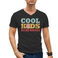 Bookworm Cool Kids Read Books Book Lover Reading Men's V-Neck T-Shirt