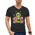 Bookworm Costume Kawaii Reading Worm For World Book Day Men's V-Neck T-Shirt Bookworm Costume Kawaii Reading Worm For World Book Day Men's V-Neck T-Shirt
