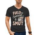 Bookworm Fueled By Sarcasm And Smut Book Reading Men's V-Neck T-Shirt Bookworm Fueled By Sarcasm And Smut Book Reading Men's V-Neck T-Shirt