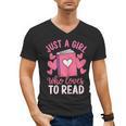 Bookworm Just A Girl Who Loves To Read Men's V-Neck T-Shirt