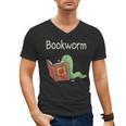 Bookworm Worm Reading Book Lover Read Books Librarian Men's V-Neck T-Shirt Bookworm Worm Reading Book Lover Read Books Librarian Men's V-Neck T-Shirt
