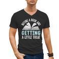 Buying A Book And Getting A Little Treat Men's V-Neck T-Shirt
