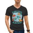 Cartoon Sarcasm Anti-Social Nihilism Introvert Fish Men's V-Neck T-Shirt Cartoon Sarcasm Anti-Social Nihilism Introvert Fish Men's V-Neck T-Shirt