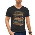 Celebrating History Month Floral Books Teacher Men's V-Neck T-Shirt Celebrating History Month Floral Books Teacher Men's V-Neck T-Shirt