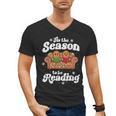 Christmas Book Lover Gingerbread Library Reading Bookaholic Men's V-Neck T-Shirt Christmas Book Lover Gingerbread Library Reading Bookaholic Men's V-Neck T-Shirt
