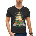 Christmas Books Make You Bright Librarian Teacher Book Lover Men's V-Neck T-Shirt Christmas Books Make You Bright Librarian Teacher Book Lover Men's V-Neck T-Shirt