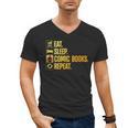 Cool Comic Books Art For Men Women Comic Book Lover Comics Men's V-Neck T-Shirt Cool Comic Books Art For Men Women Comic Book Lover Comics Men's V-Neck T-Shirt