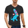 Cool Dinosaur Books Art For Men Women Libarian Book Lover Men's V-Neck T-Shirt