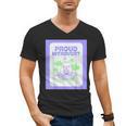 Cool Fun Cute Proud Introvert Cat Character For Men Women Men's V-Neck T-Shirt