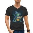Cool Magical Book With Wizard Turtle For Adults And Kids Men's V-Neck T-Shirt