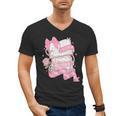 Coquette Reading Book Lover Pink Bow Bookish Mom & Daughter Men's V-Neck T-Shirt Coquette Reading Book Lover Pink Bow Bookish Mom & Daughter Men's V-Neck T-Shirt
