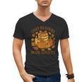 Cozy Readers Book Society Vintage Fall Books & Pumpkin Men's V-Neck T-Shirt