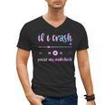 If I Crash Pause My Audiobook Listener Bookish Book Lover Men's V-Neck T-Shirt
