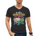 Crochet And Reading Crocheter Bookish Crocheting Book Lover Men's V-Neck T-Shirt