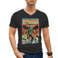 Cthulhu Lord Of Madness Vintage Comic Book Cover Men's V-Neck T-Shirt Cthulhu Lord Of Madness Vintage Comic Book Cover Men's V-Neck T-Shirt
