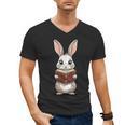Cute Bookworm Bunny Reading For Kids And Teachers Men's V-Neck T-Shirt Cute Bookworm Bunny Reading For Kids And Teachers Men's V-Neck T-Shirt