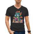 Cute Dragon Reading a Book Bookworm For Men Women Kid Men's V-Neck T-Shirt