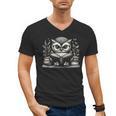 Cute Owl Reading Book Graphic Art Men's V-Neck T-Shirt