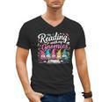 Cute Reading With My Gnomies Gnome Book Bookworm Lover Men's V-Neck T-Shirt Cute Reading With My Gnomies Gnome Book Bookworm Lover Men's V-Neck T-Shirt