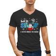 Cute Snowman Let It Snow I Have Books Reader Men's V-Neck T-Shirt