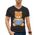 Cute Teddy Bear Reading Book Adorable For Readers Men's V-Neck T-Shirt Cute Teddy Bear Reading Book Adorable For Readers Men's V-Neck T-Shirt