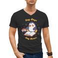 Cute Xmas Book Lover Penguin Reading Cosy Days Cosy Reads Men's V-Neck T-Shirt