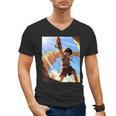 David And Goliath Bible Book Samuel King David Anime Manga Men's V-Neck T-Shirt