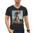 David And Goliath Bible Book Of Samuel King David Men's V-Neck T-Shirt