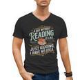 A Day Without Reading Is Like Book Lover Bookworm Men's V-Neck T-Shirt A Day Without Reading Is Like Book Lover Bookworm Men's V-Neck T-Shirt