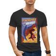 Disney Pixar The Incredibles Omnidroid Comic Book Cover Men's V-Neck T-Shirt