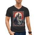 Dracula's Castle Book Cover Illustration Men's V-Neck T-Shirt