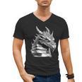 Dragon Book Men's V-Neck T-Shirt Dragon Book Men's V-Neck T-Shirt