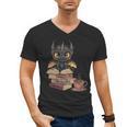 Dragon Read Books Be Kind Stay Weird Book Lover Men's V-Neck T-Shirt