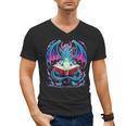 Dragon Reading Book Lover Men's V-Neck T-Shirt
