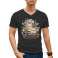 Easily Distracted By Books Book Wildflowers Book Lovers Men's V-Neck T-Shirt