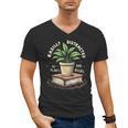 Easily Distracted By Plants And Books Men's V-Neck T-Shirt Easily Distracted By Plants And Books Men's V-Neck T-Shirt