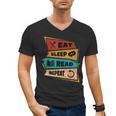 Eat Sleep Read Repeat Reading Books Reader Bookworm Men's V-Neck T-Shirt Eat Sleep Read Repeat Reading Books Reader Bookworm Men's V-Neck T-Shirt
