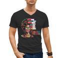 Education Is Freedom History Month Teacher Books Afro Men's V-Neck T-Shirt