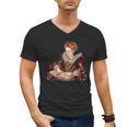 Elizabeth I Reading A Book Men's V-Neck T-Shirt Elizabeth I Reading A Book Men's V-Neck T-Shirt