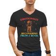 Emotionally Recovering From A Book Frog Men's V-Neck T-Shirt