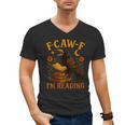 F CAW F Crow I'm Reading Book Lover Fall Men's V-Neck T-Shirt