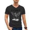 F-Caw-F Crow Book Lovers Vintage Bookish Bird Men's V-Neck T-Shirt
